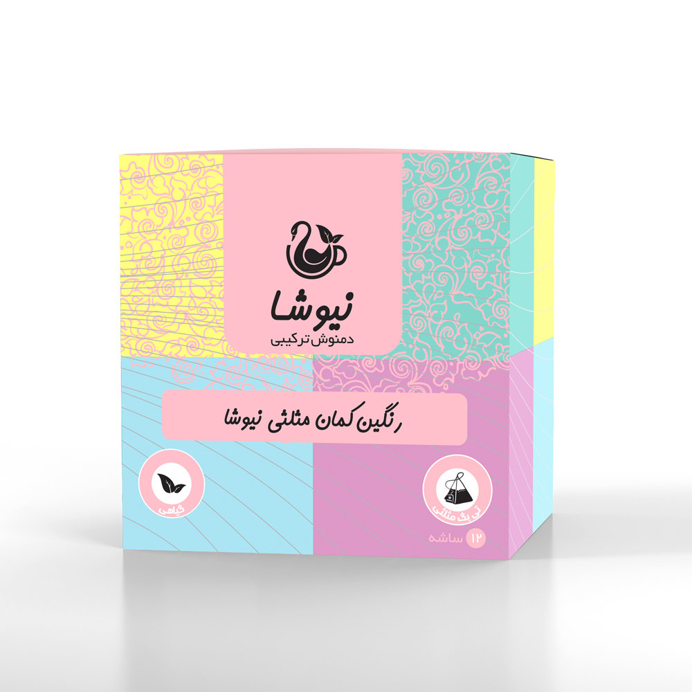 چای رنگین کمان 12عددی