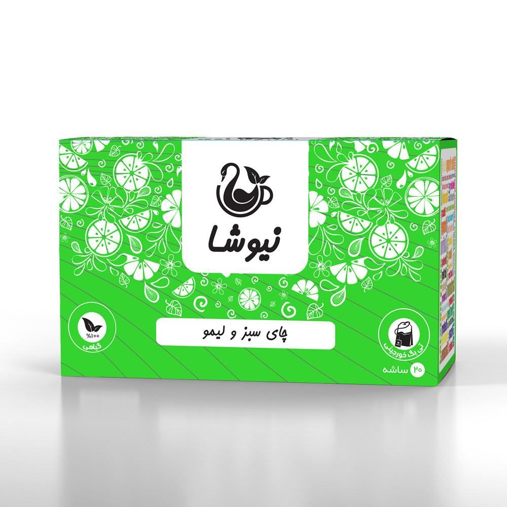 چای سبز و لیمو