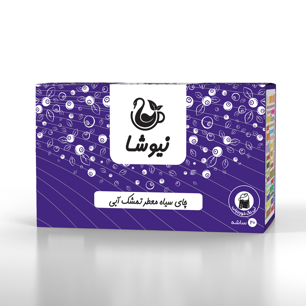 چای سیاه تمشک آبی