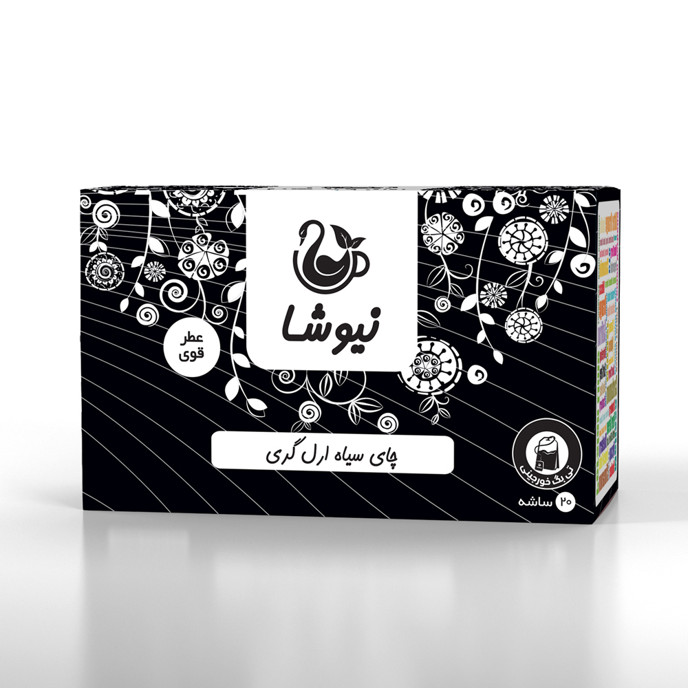 مخلوط چای سیاه چای ارل گری کیسه ای 20عددی - عطر قوی
